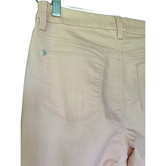 Chico's Womens‎ Ankle Jeans Size 6 Light Pink Mid-Rise Stretch Denim - Picture 3 of 7